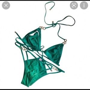 Agent Provocateur Green Bathing Suit